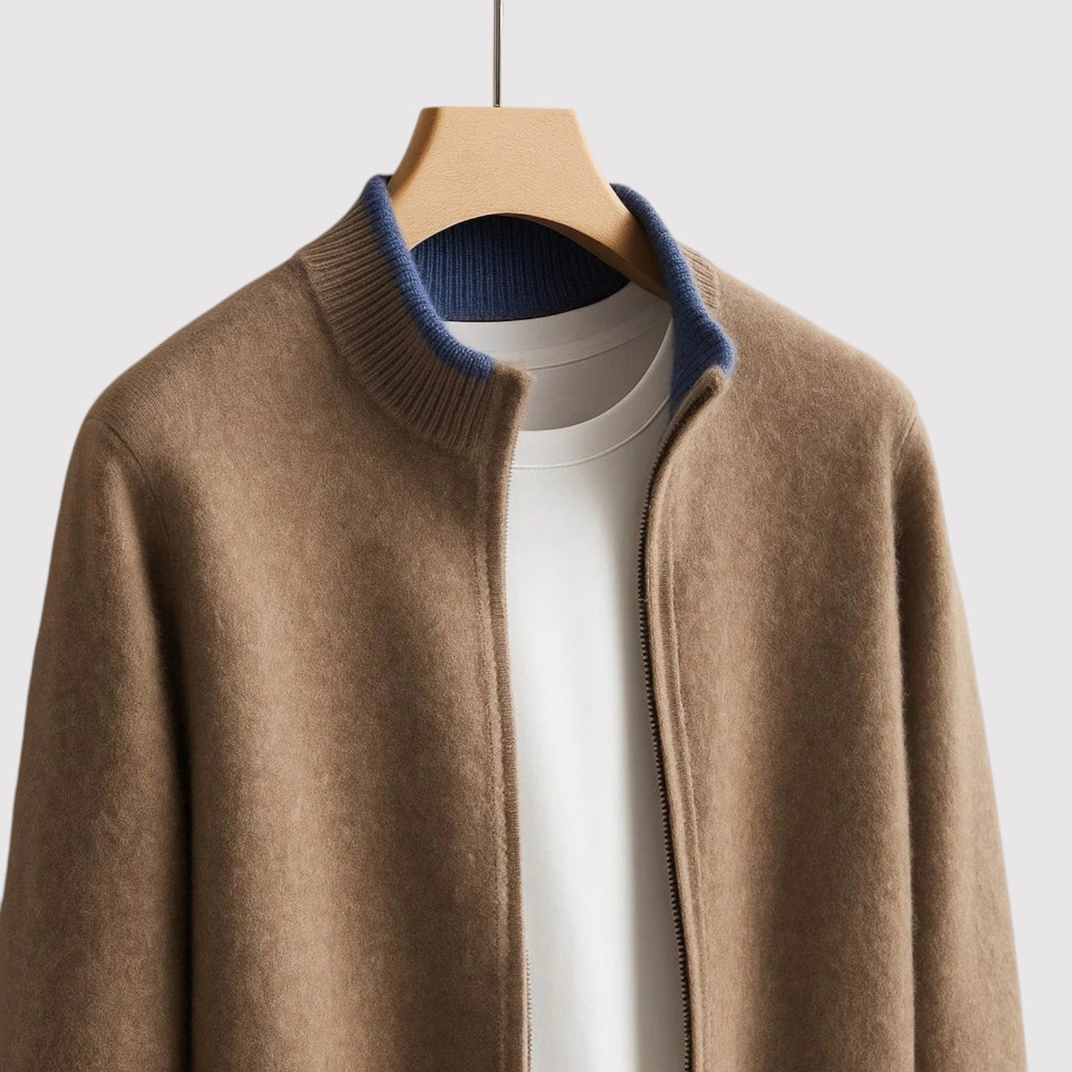 IMAMURA | プレミアム 快適なジップアップセーター