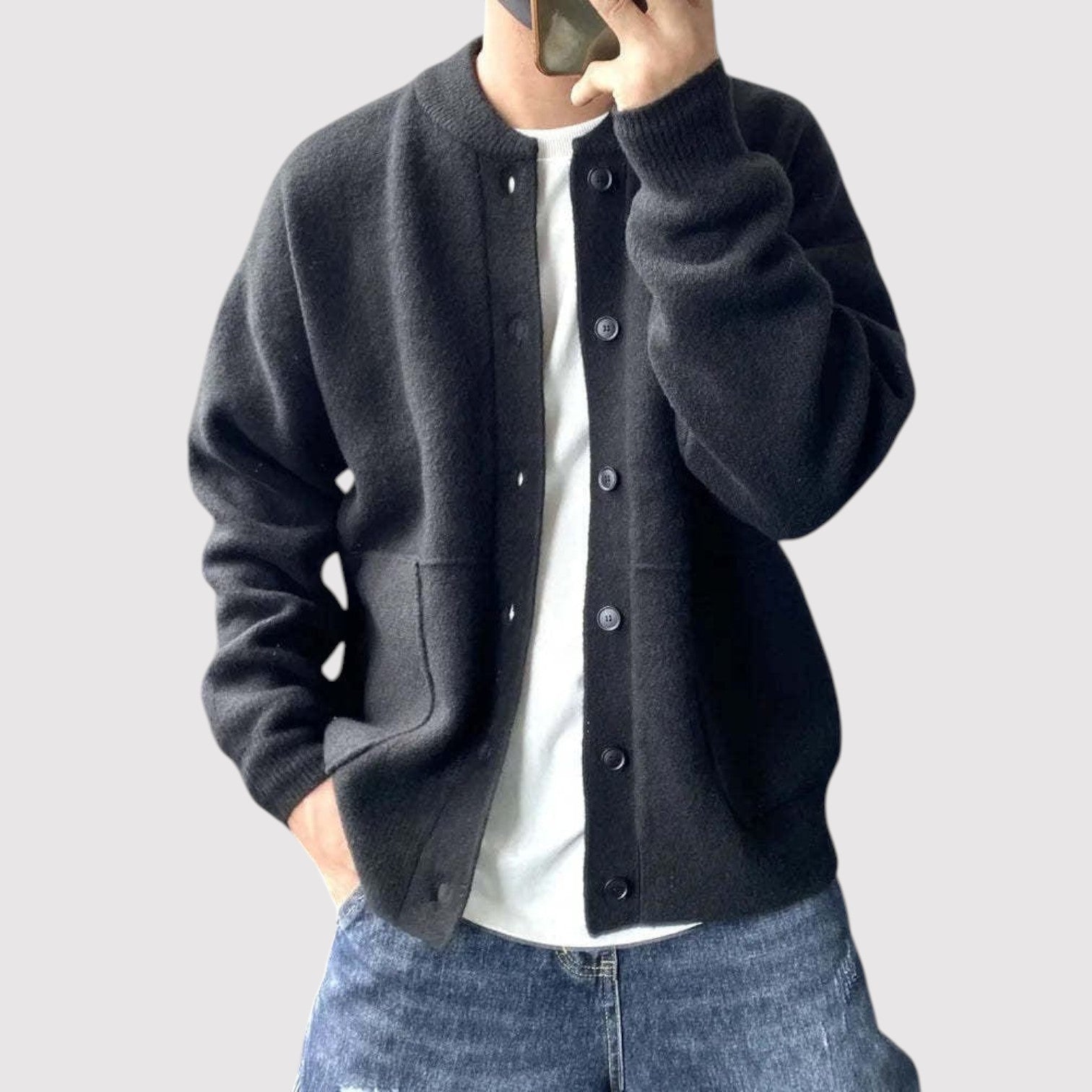 要 | プレミアムカジュアルソフトカーディガン