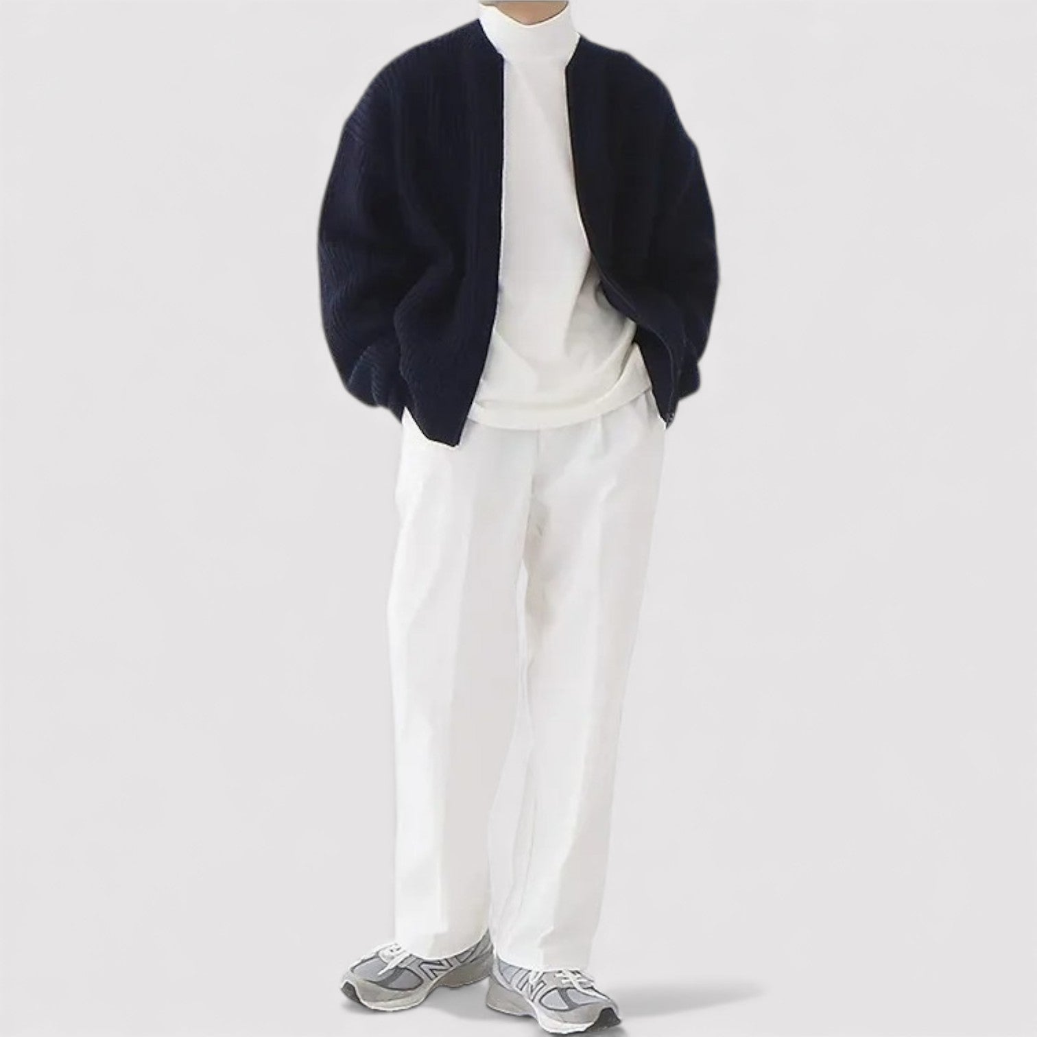 ふみひろ | プレミアムジップニットセーター