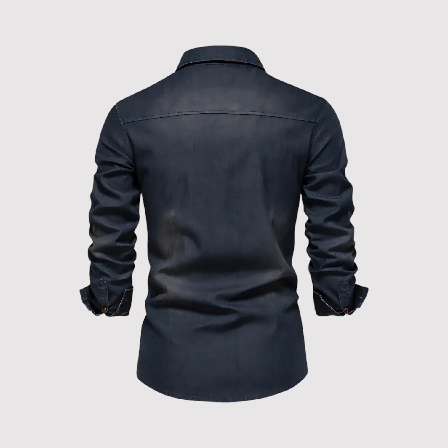 KAJIWARO | プレミアム・コットン・デニム・シャツ