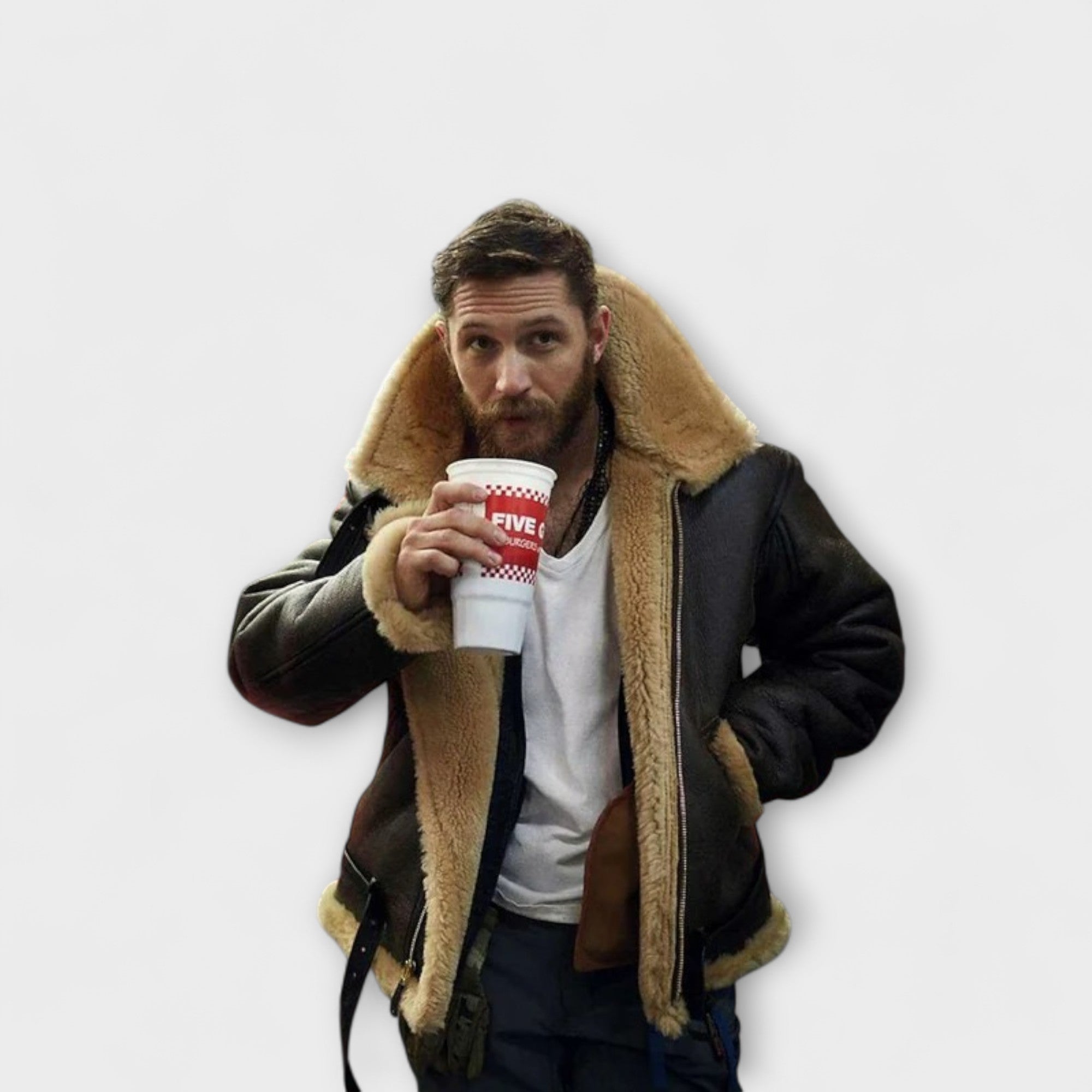 ダイスケ | 上質なムートンフライトジャケット