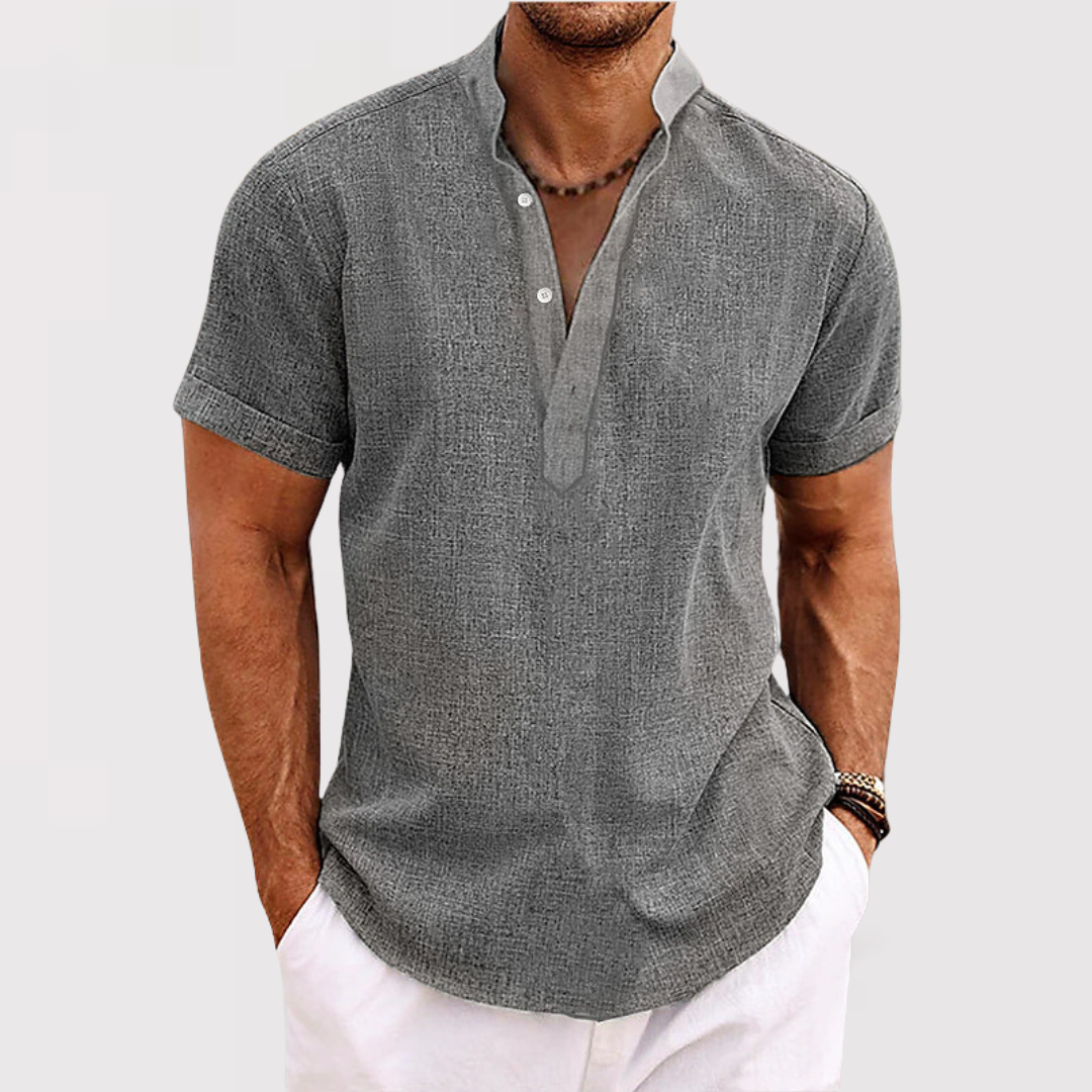 フラビオ | コットンリネンヘルスネック