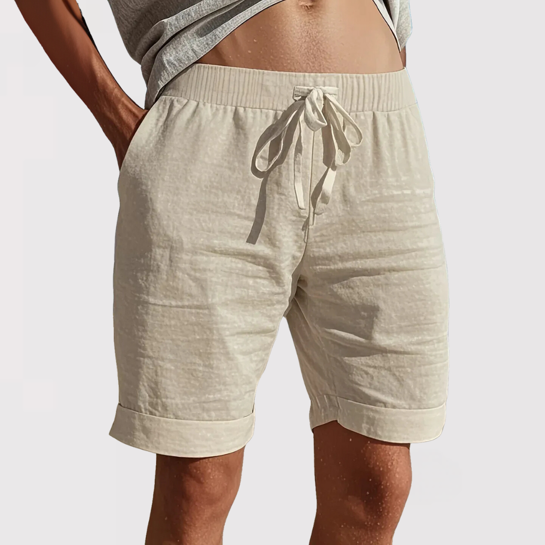 シーブリーズ | ポケット付きリネンショーツ