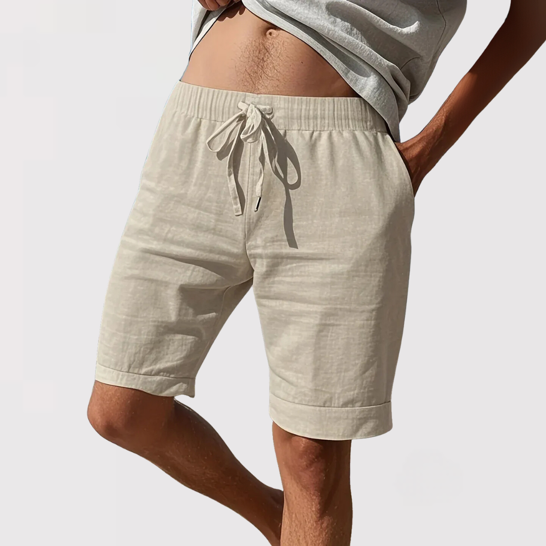 シーブリーズ | ポケット付きリネンショーツ