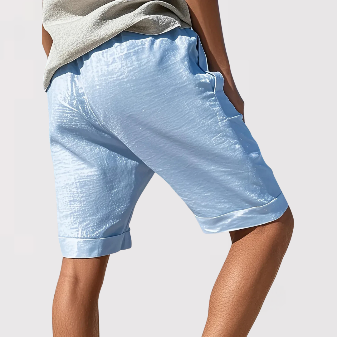 シーブリーズ | ポケット付きリネンショーツ