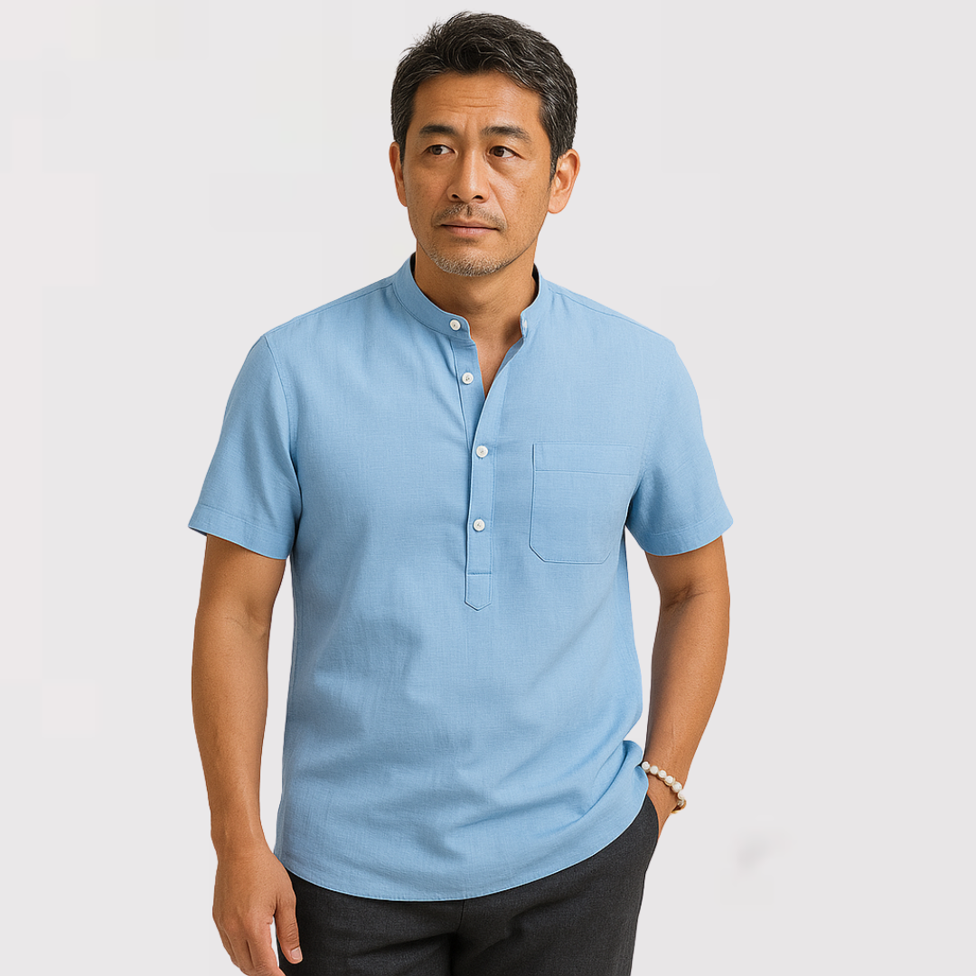 リアロ | ポケット付きネックシャツ