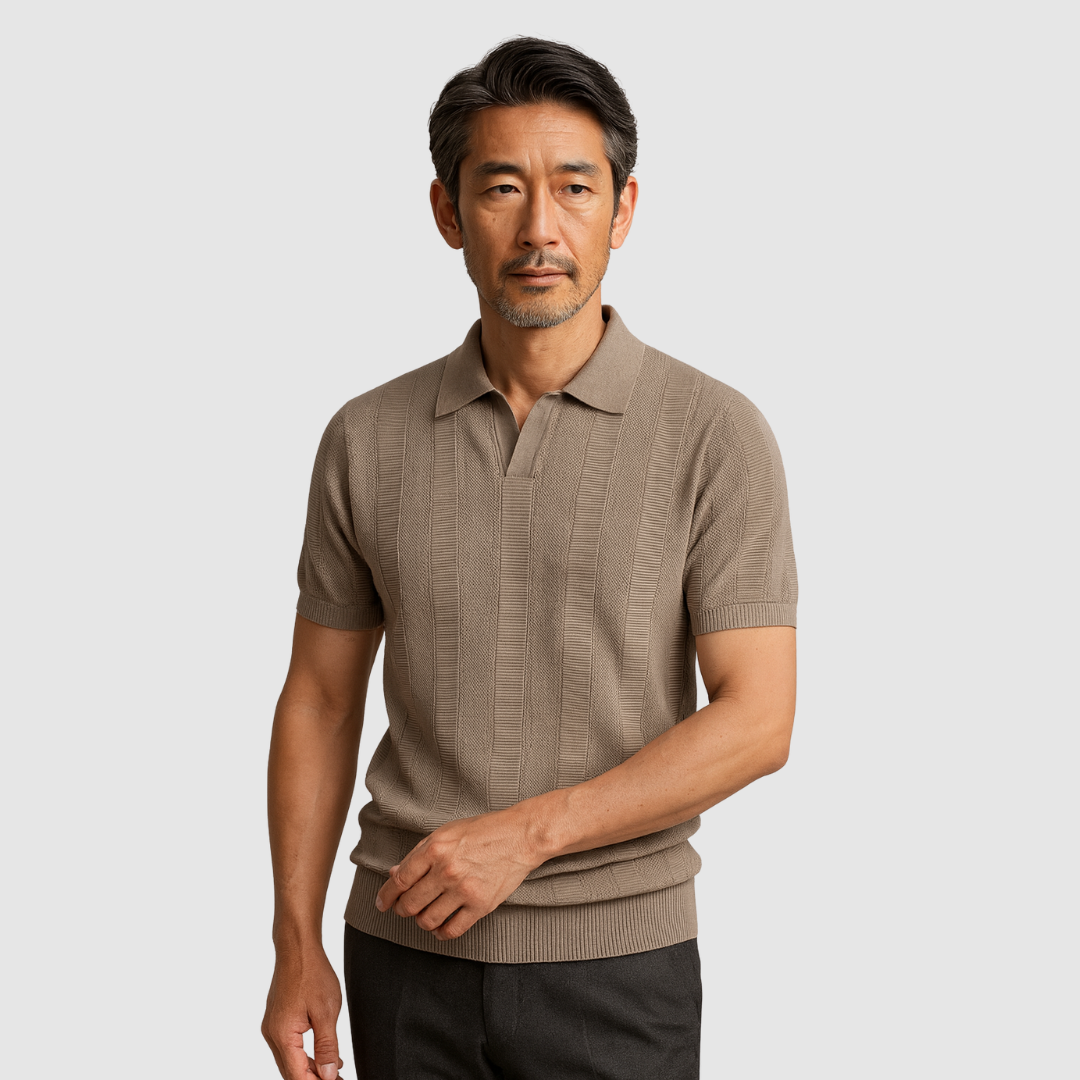 サンジ | クラシックストライプポロシャツ