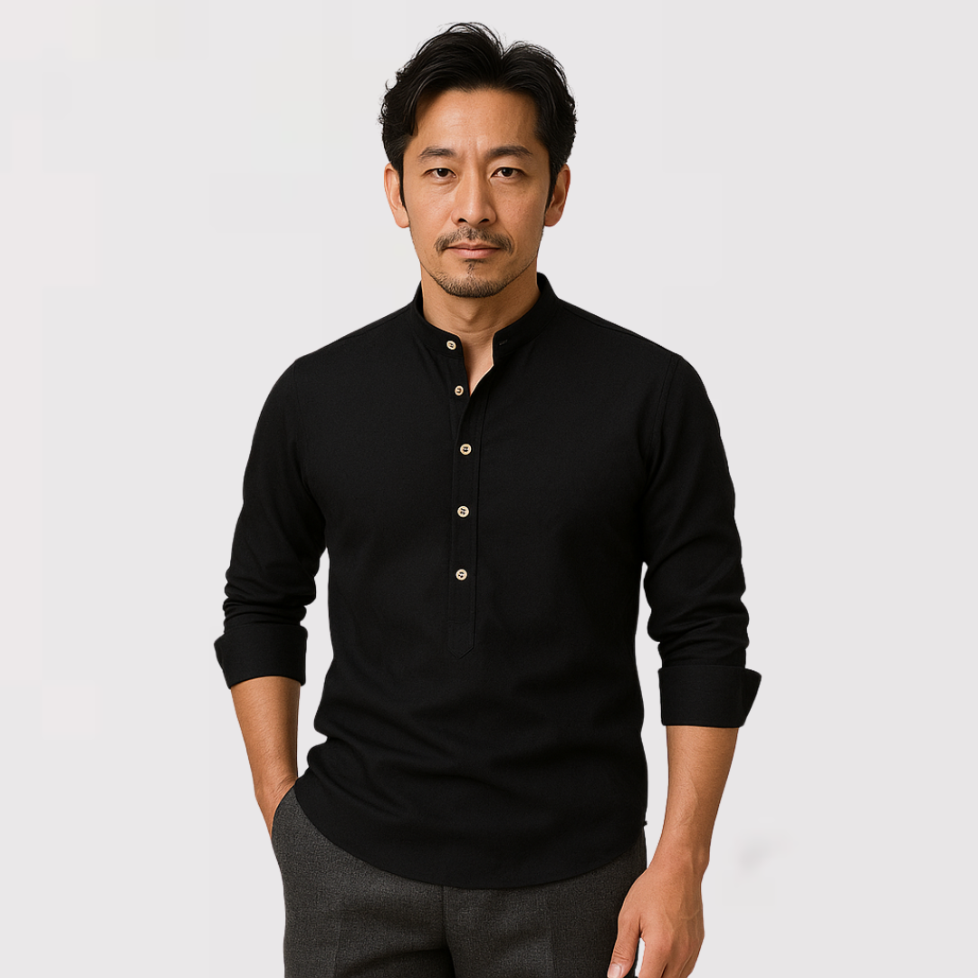 将軍 | クラシックハーフボタンコットンシャツ