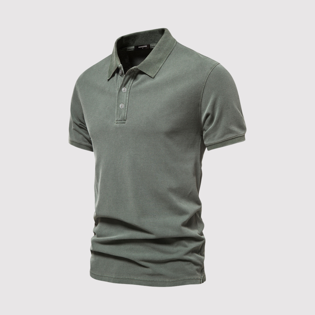 ローレンス | ウォッシュ加工の高級ポロシャツ