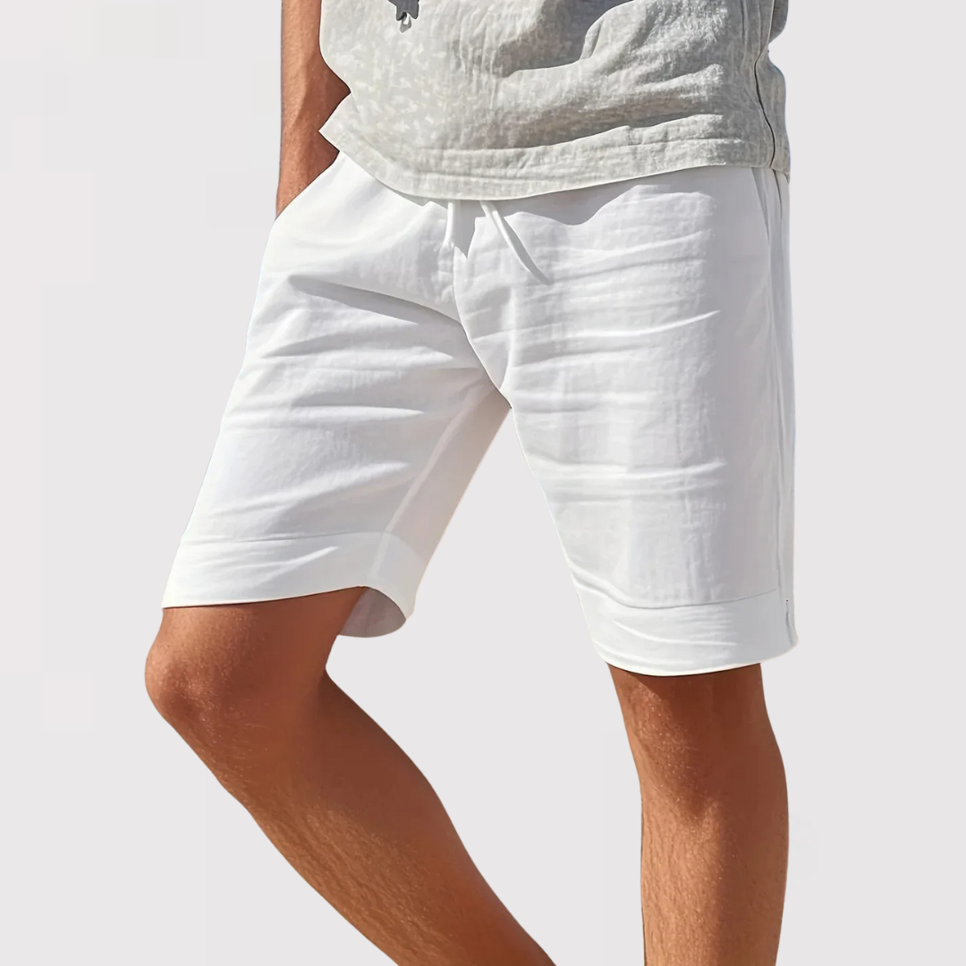 シーブリーズ | ポケット付きリネンショーツ