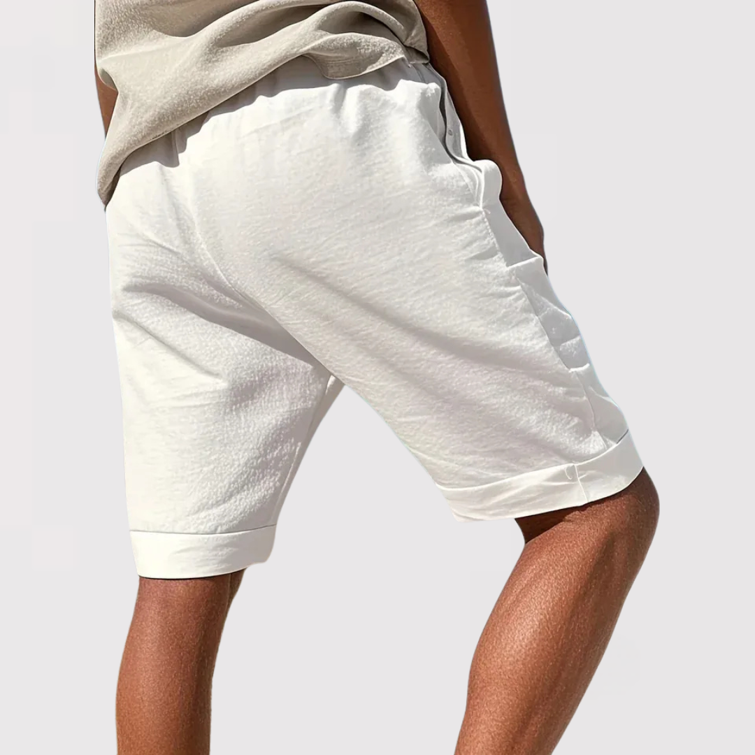 シーブリーズ | ポケット付きリネンショーツ