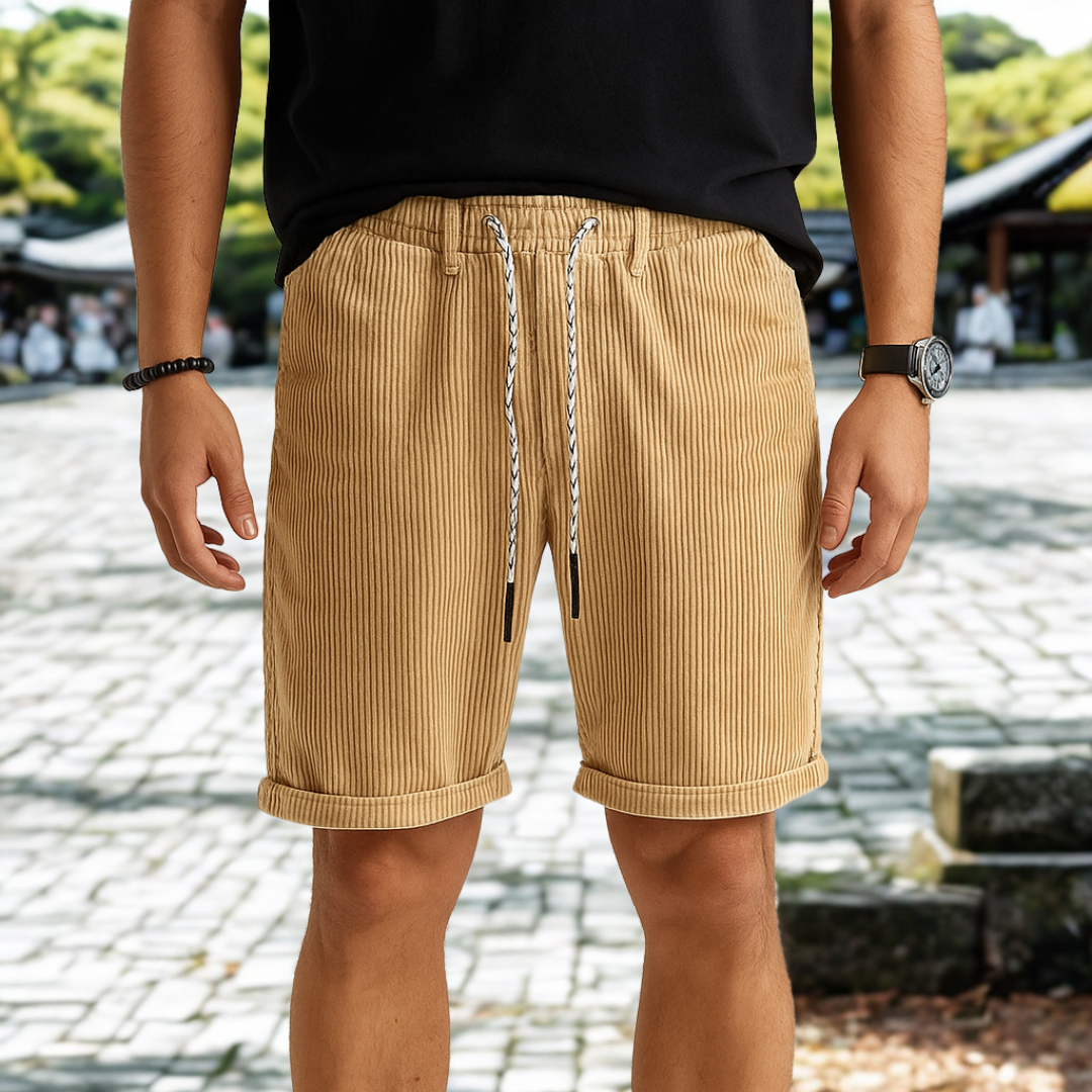 KENIMUDA | リラックスコーデュロイショーツ