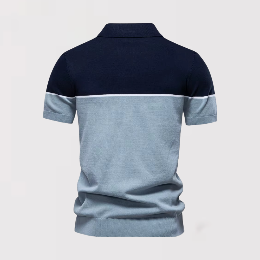 ラヤ | トーンツーのボタンなしポロシャツ