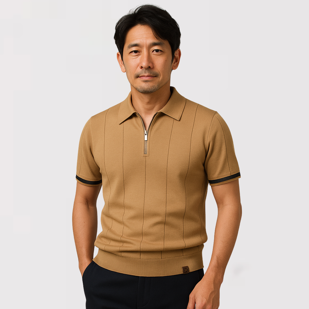ヤミ | ジップ付きポロシャツ