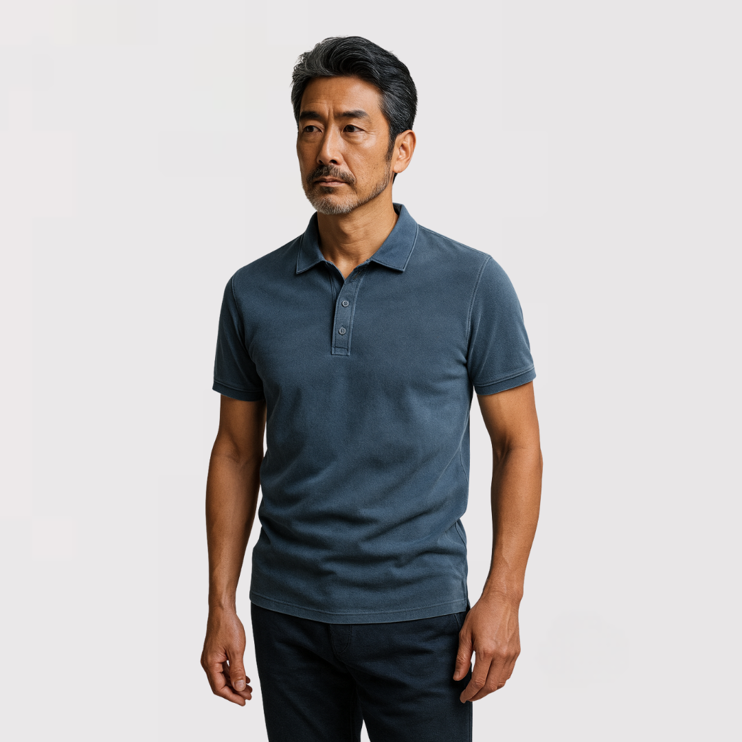ローレンス | ウォッシュ加工の高級ポロシャツ