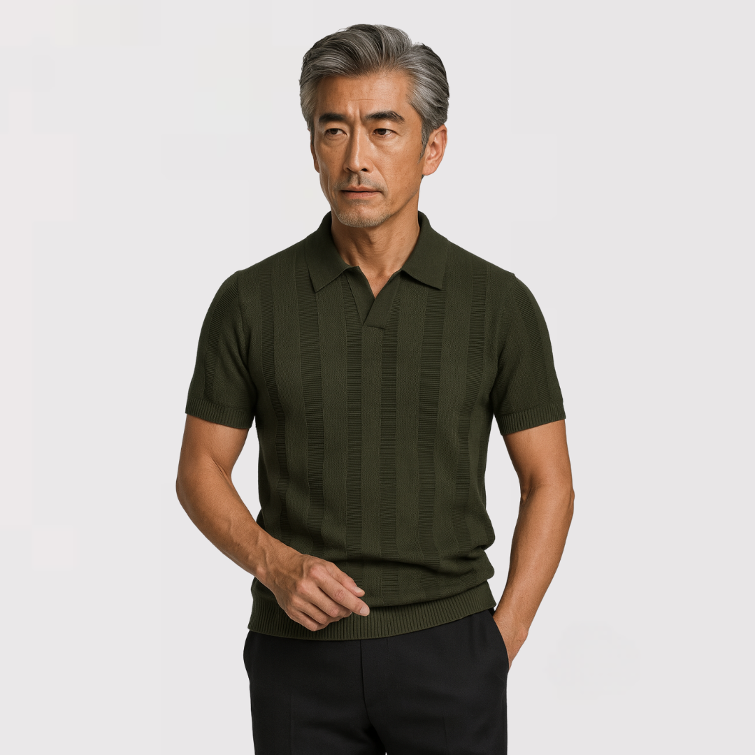 サンジ | クラシックストライプポロシャツ