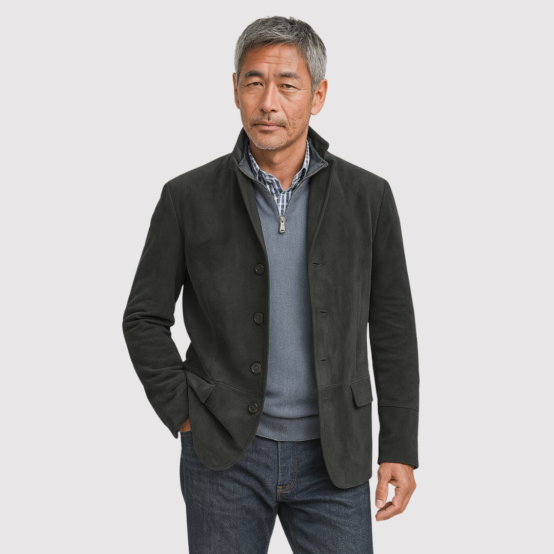 ジャンニ | シックなヴィーガンスエードジャケット