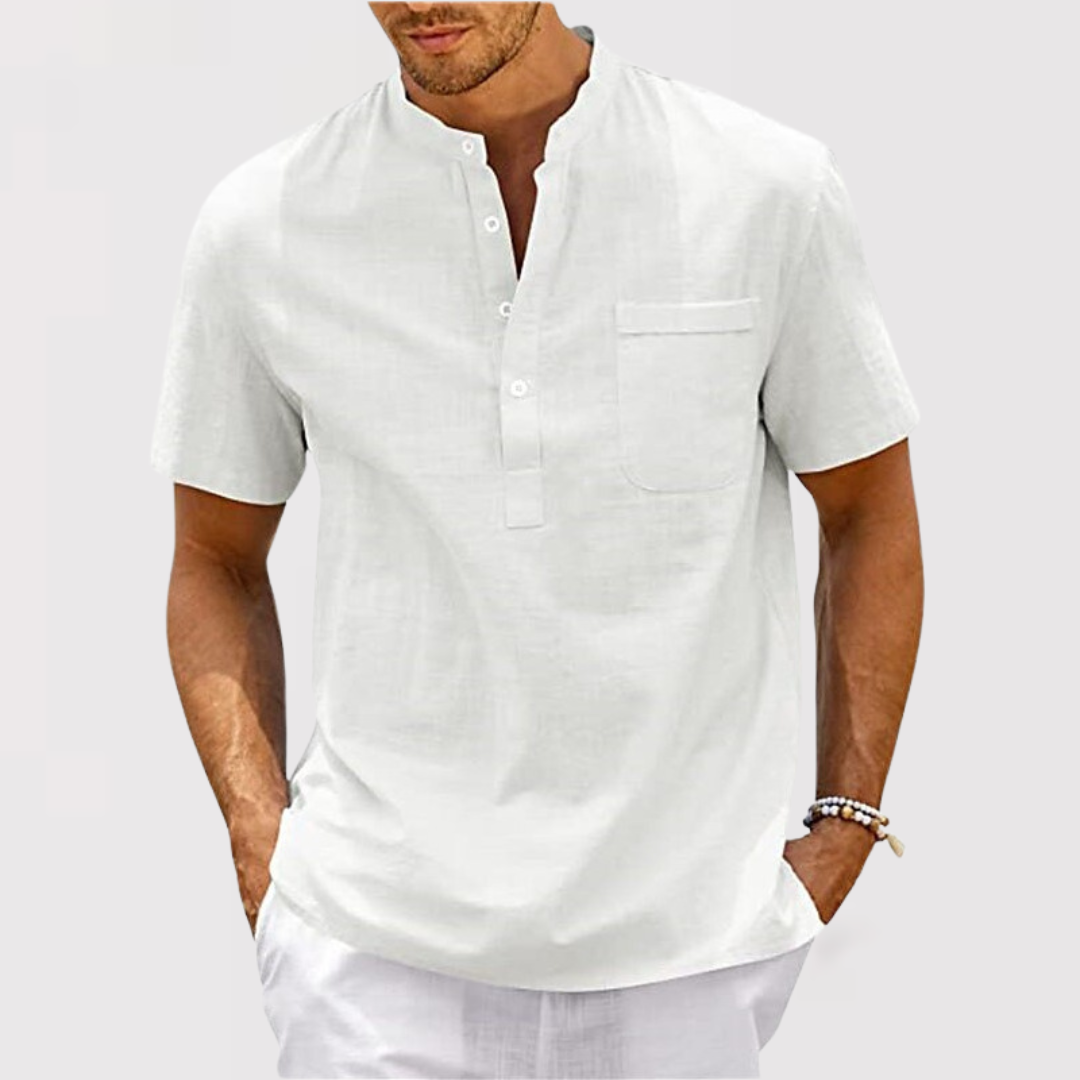 リアロ | ポケット付きネックシャツ