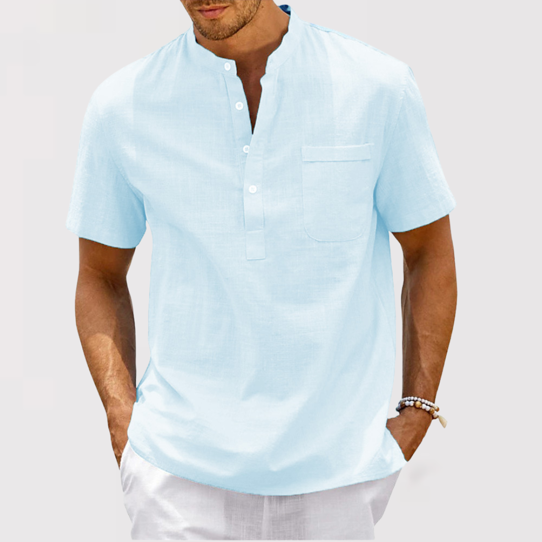 リアロ | ポケット付きネックシャツ