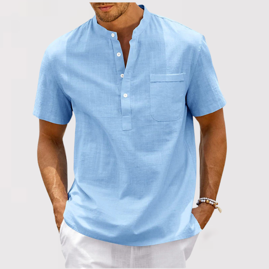 リアロ | ポケット付きネックシャツ