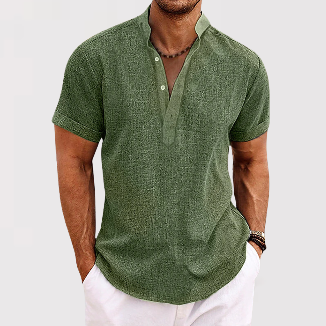 フラビオ | コットンリネンヘルスネック