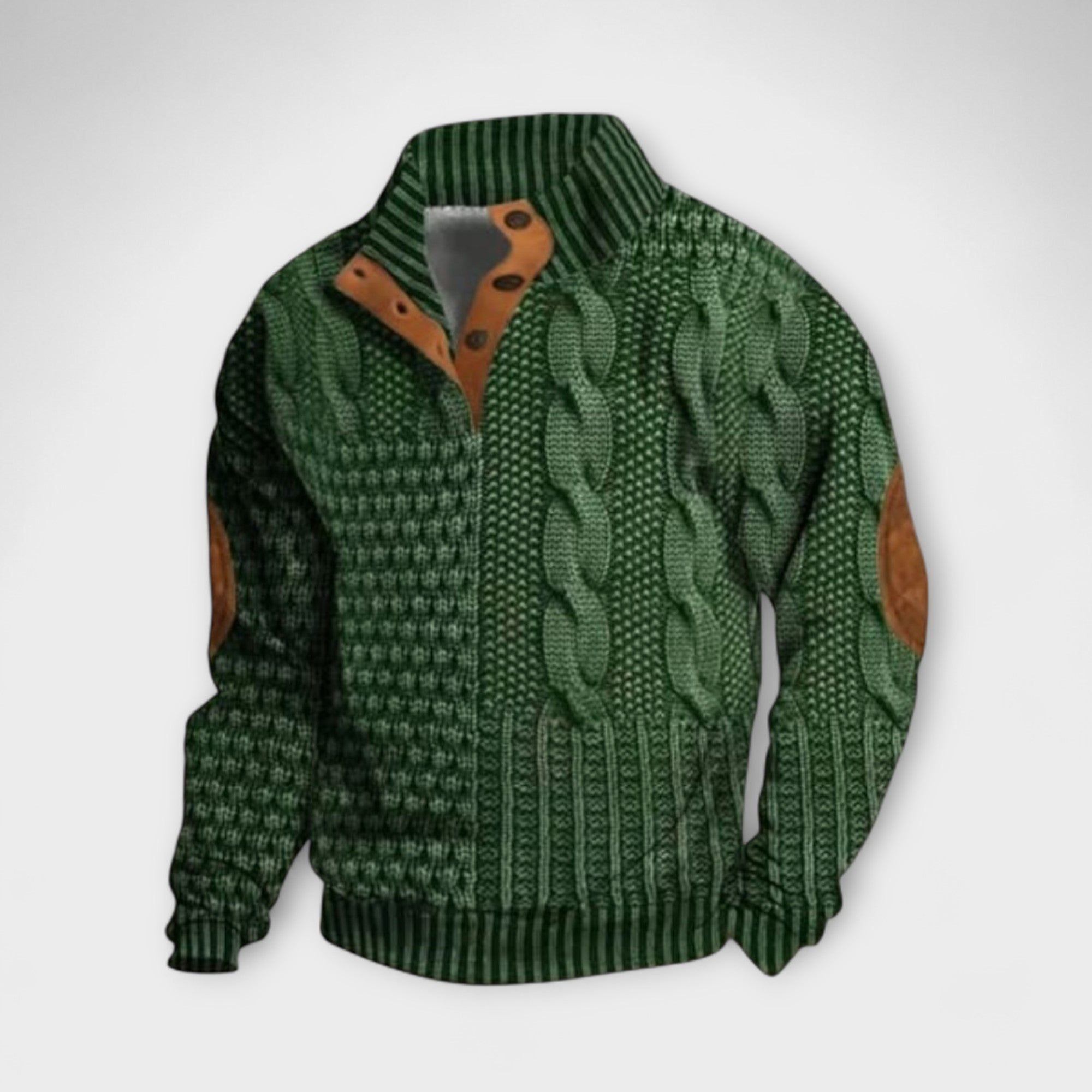 ヒロシ | 上質なケーブルニットセーター