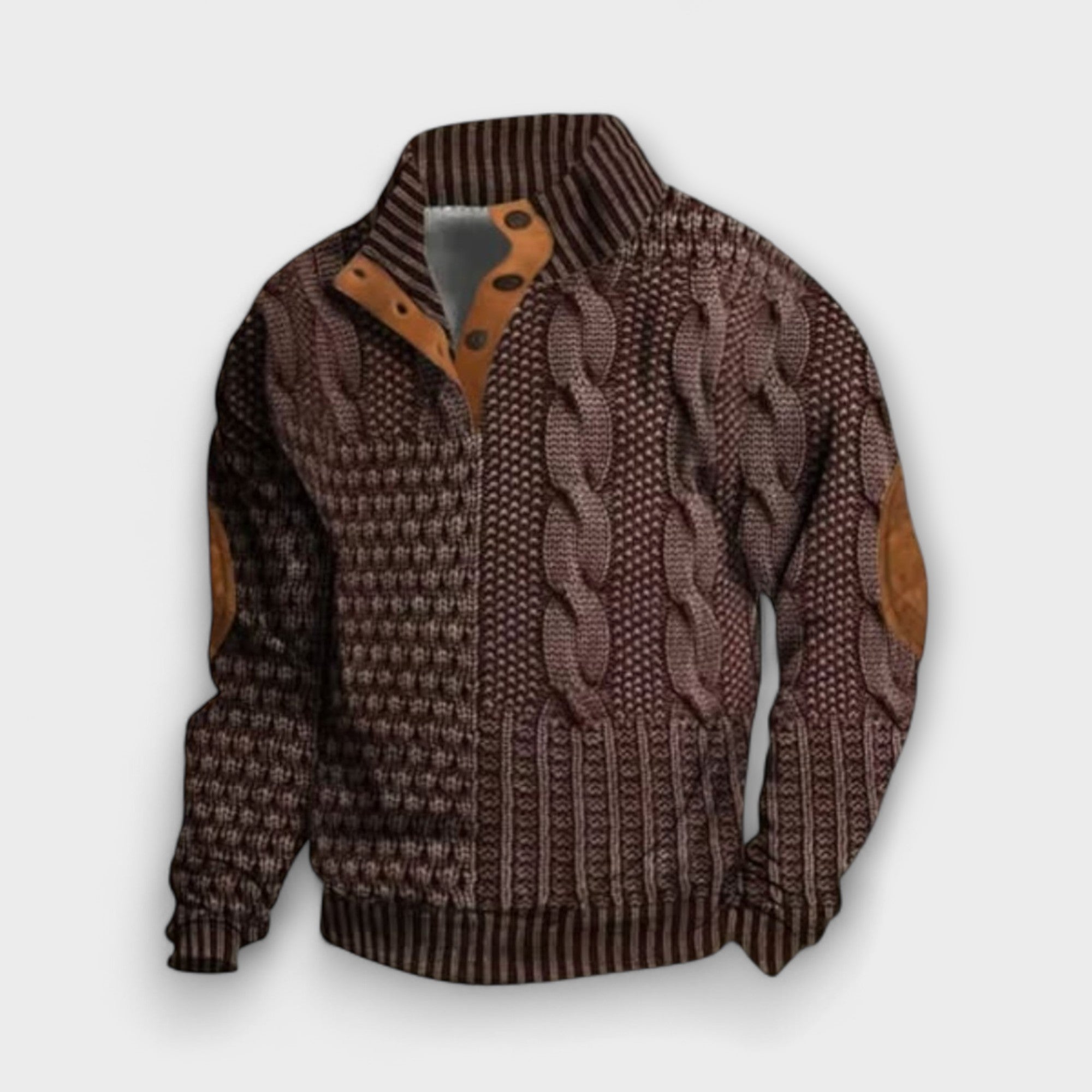 ヒロシ | 上質なケーブルニットセーター