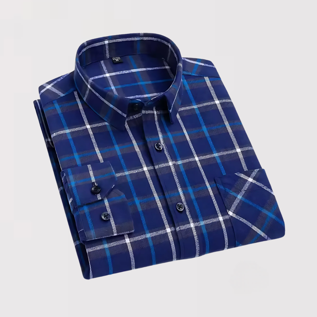 風間 | リラックスフィットチェックシャツ