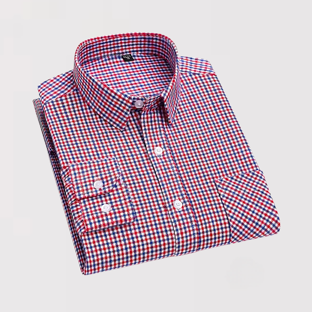 風間 | リラックスフィットチェックシャツ