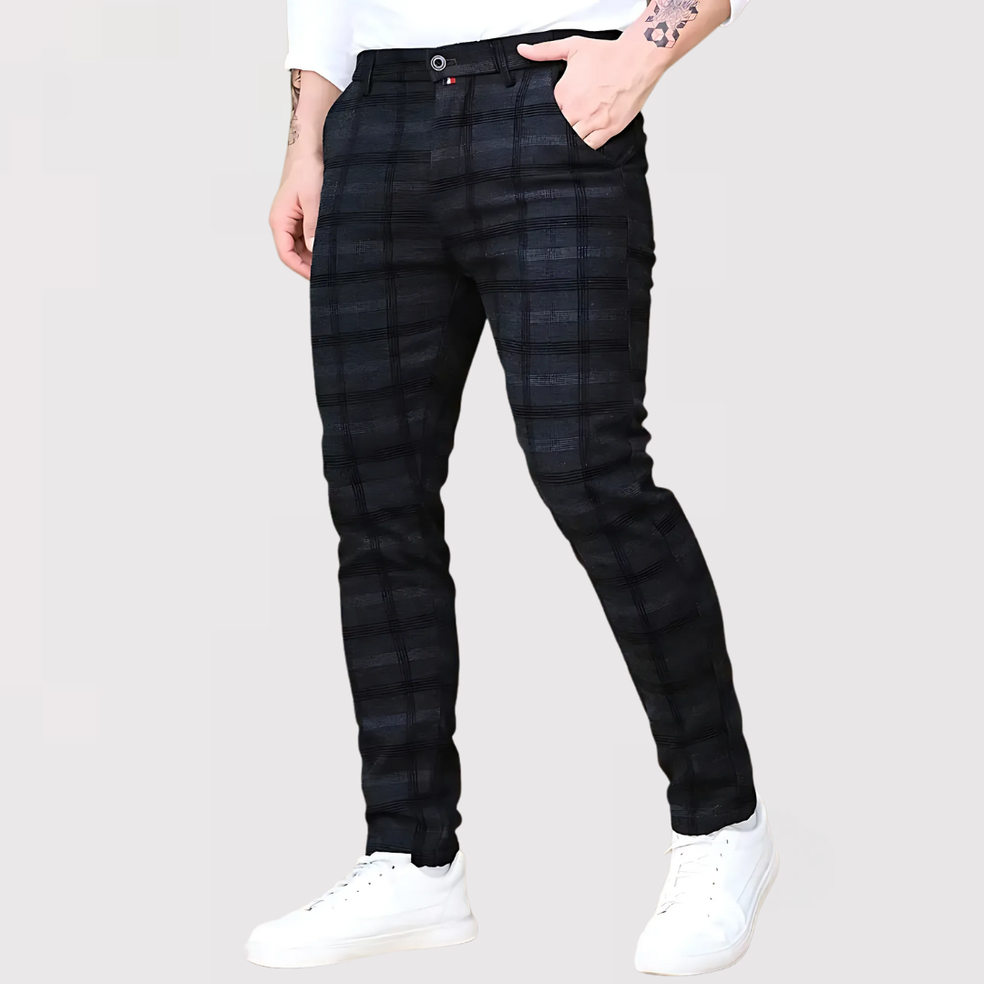 岸田 | プレミアムチェックパンツ