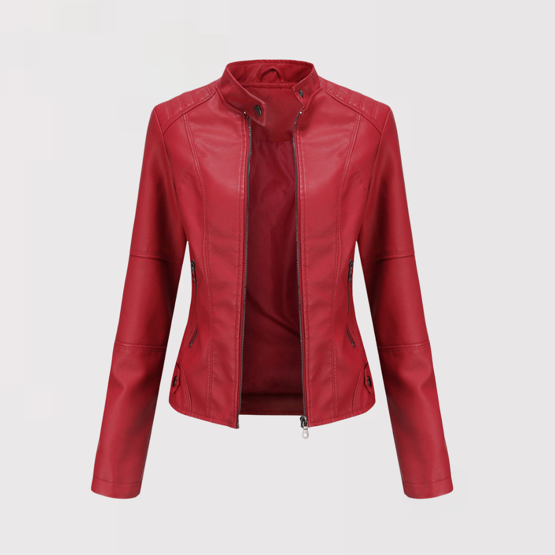 結婚 | エレガントなレザージャケット