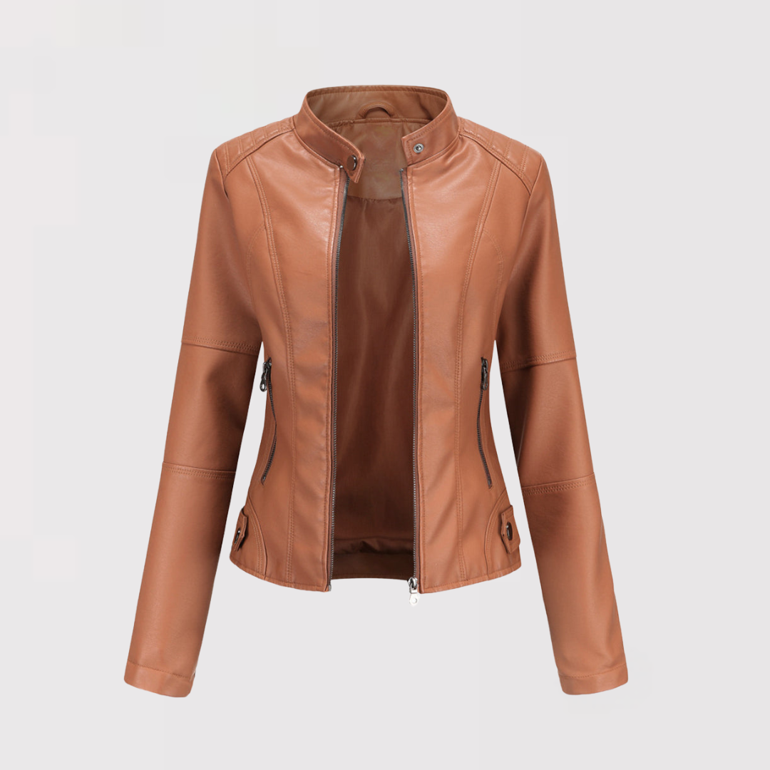 結婚 | エレガントなレザージャケット