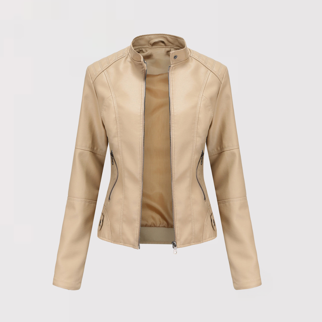 結婚 | エレガントなレザージャケット