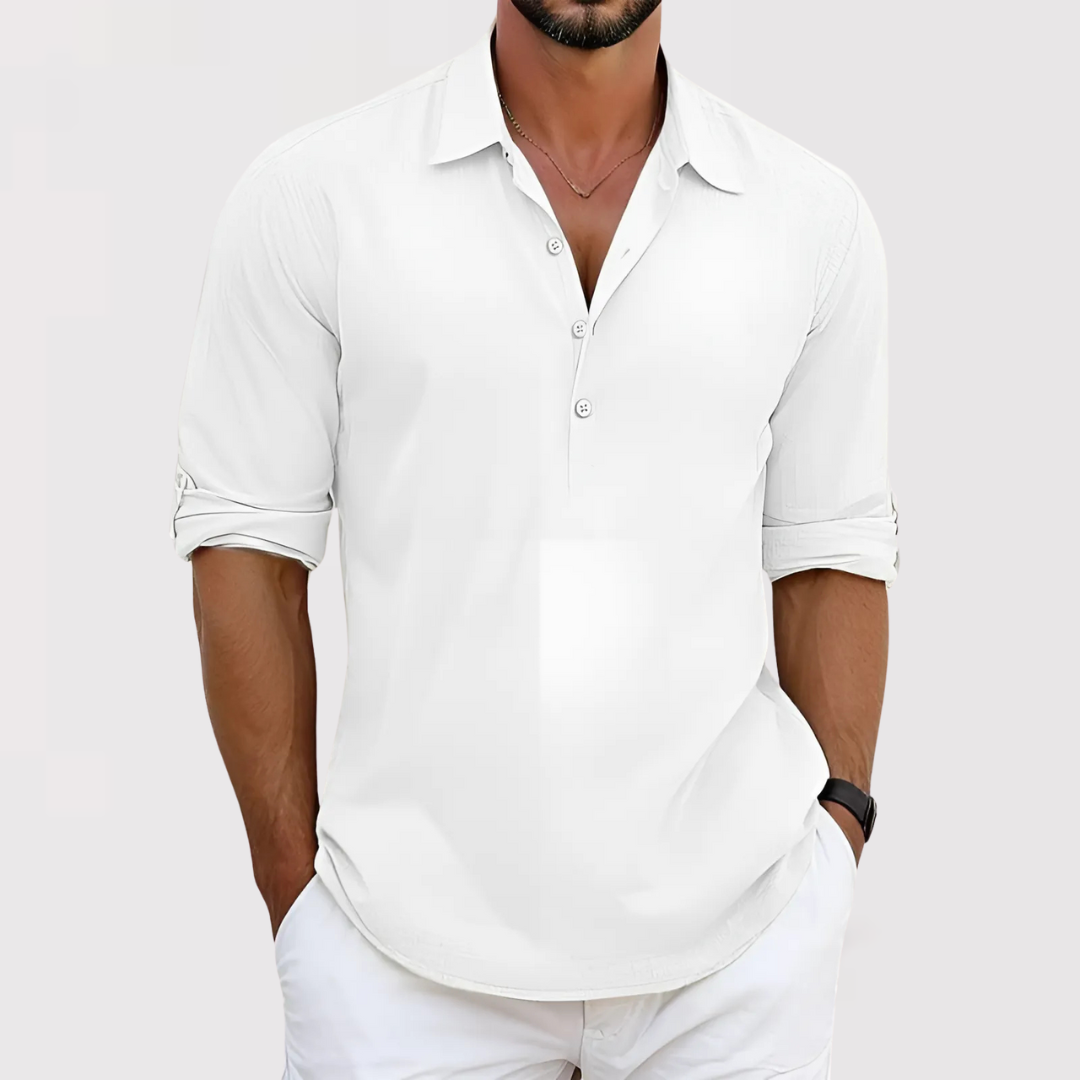 ウェーブ | コットンリネンシャツ