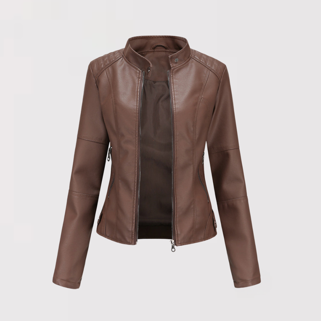 結婚 | エレガントなレザージャケット