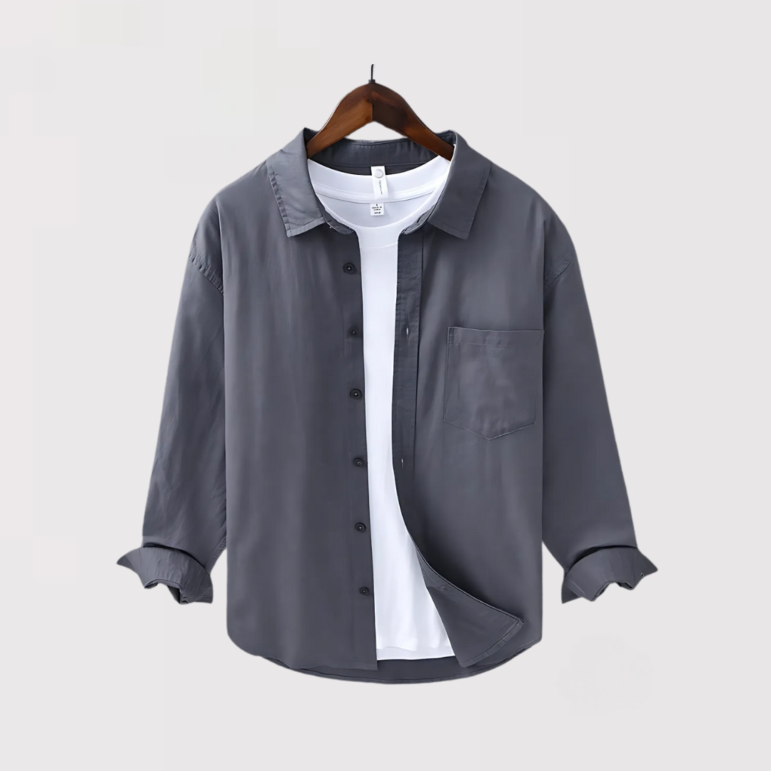 潤一郎 | リネンリラックスシャツ