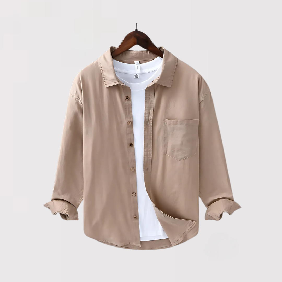 潤一郎 | リネンリラックスシャツ