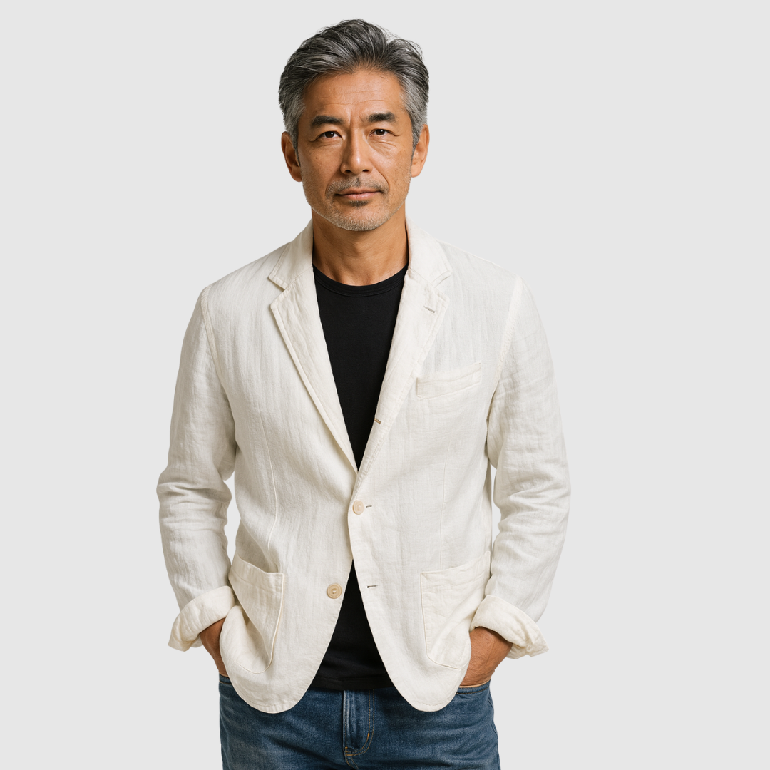 レナード | コットンリネン混ブレザー