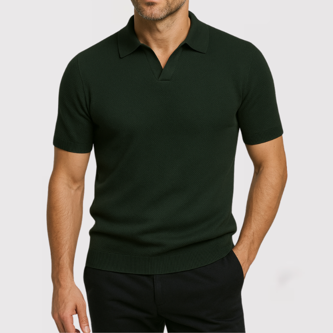 SENSE｜ラグジュアリーなボタンなしポロシャツ