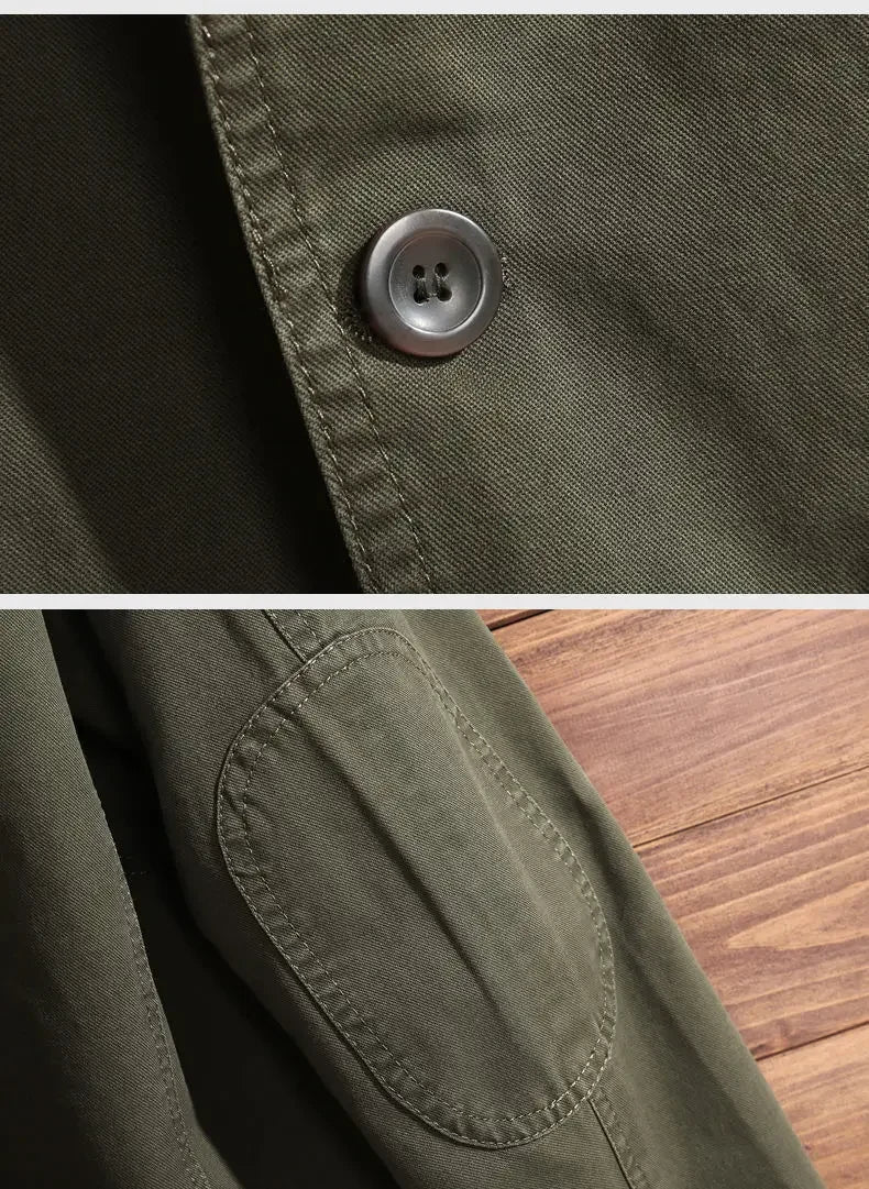 マヒト | 通気性のあるコットンブレザー