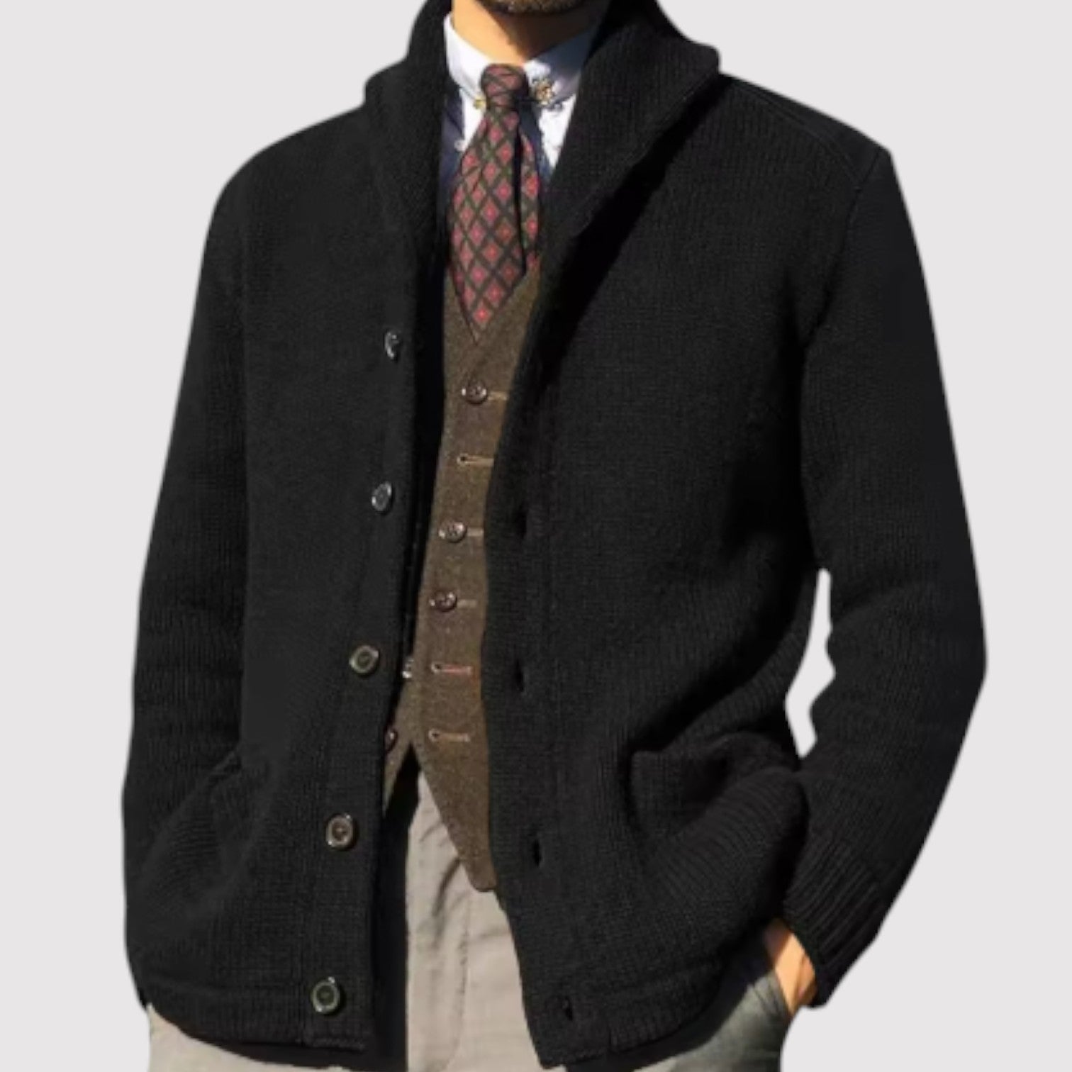 ジュンペイ | プレミアム・ボタン・セーター