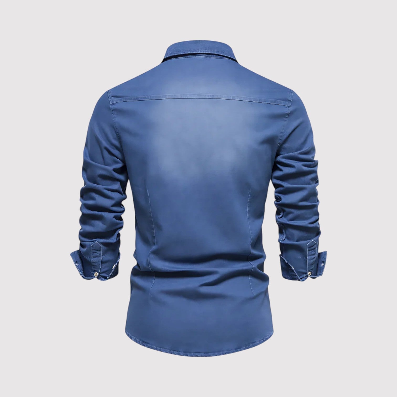 KAJIWARO | プレミアム・コットン・デニム・シャツ