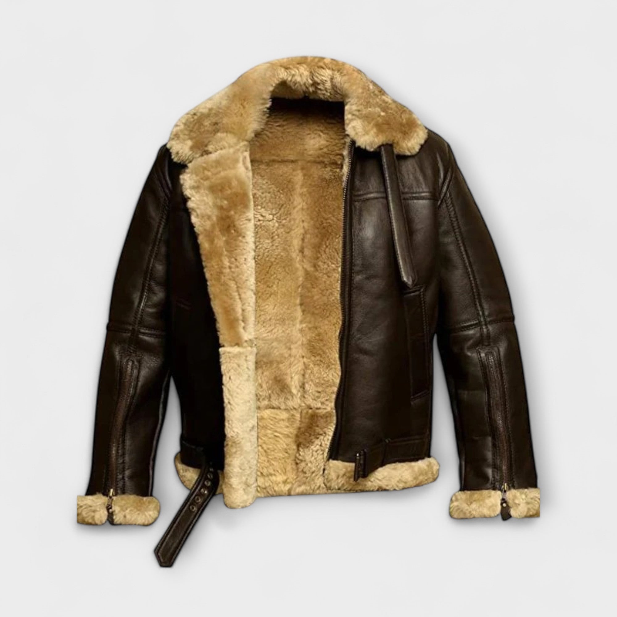 ダイスケ | 上質なムートンフライトジャケット