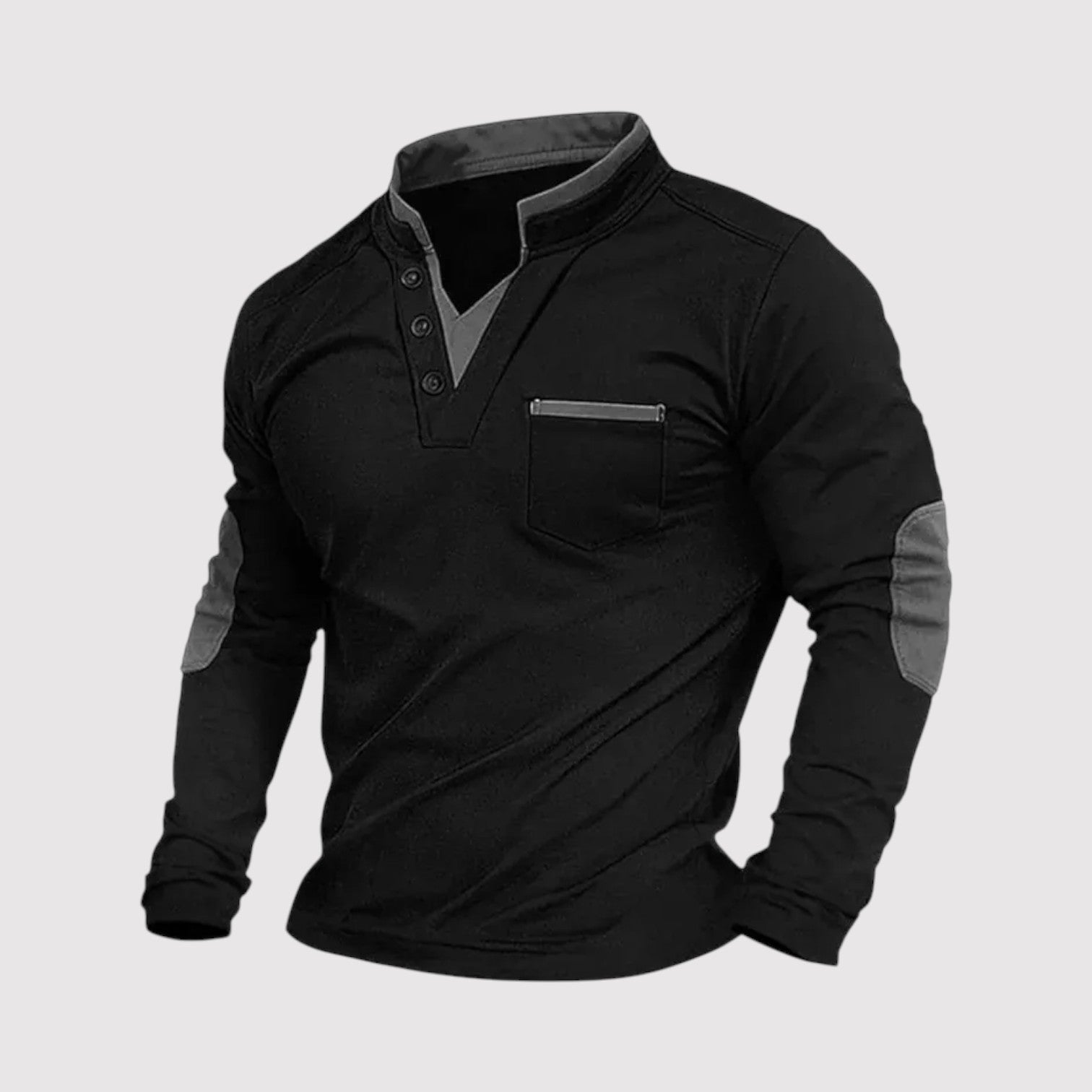 スティーブ | 快適なVネック・スウェットシャツ