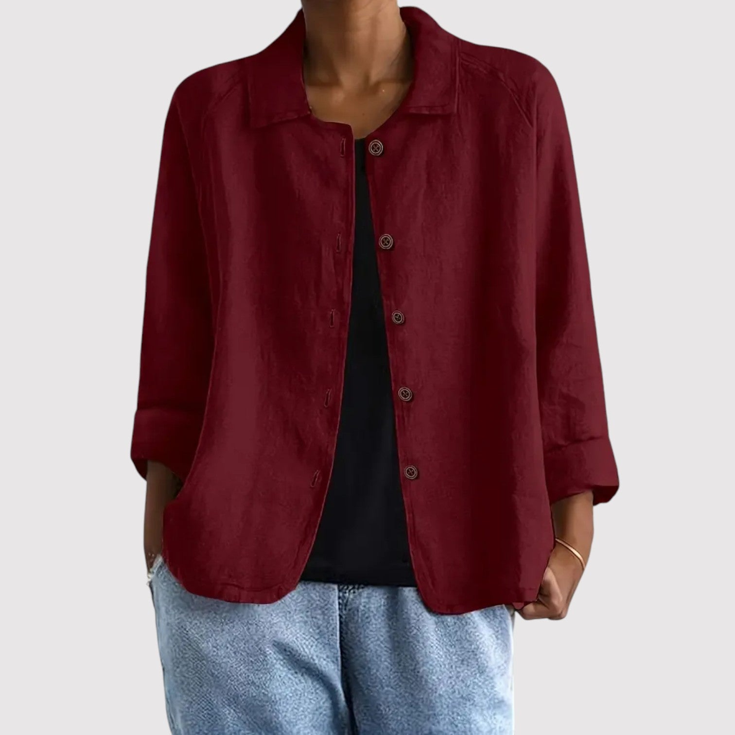 ALYSSA | プレミアム・ロング・スリーブ・シャツ