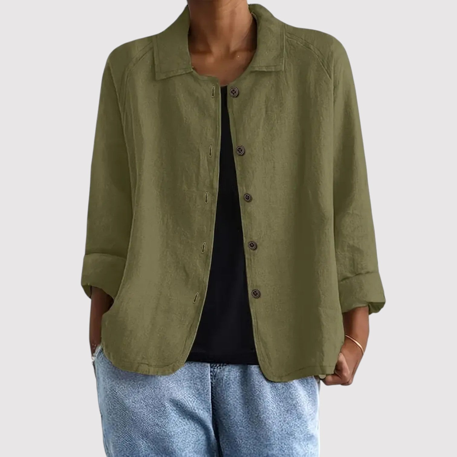 ALYSSA | プレミアム・ロング・スリーブ・シャツ