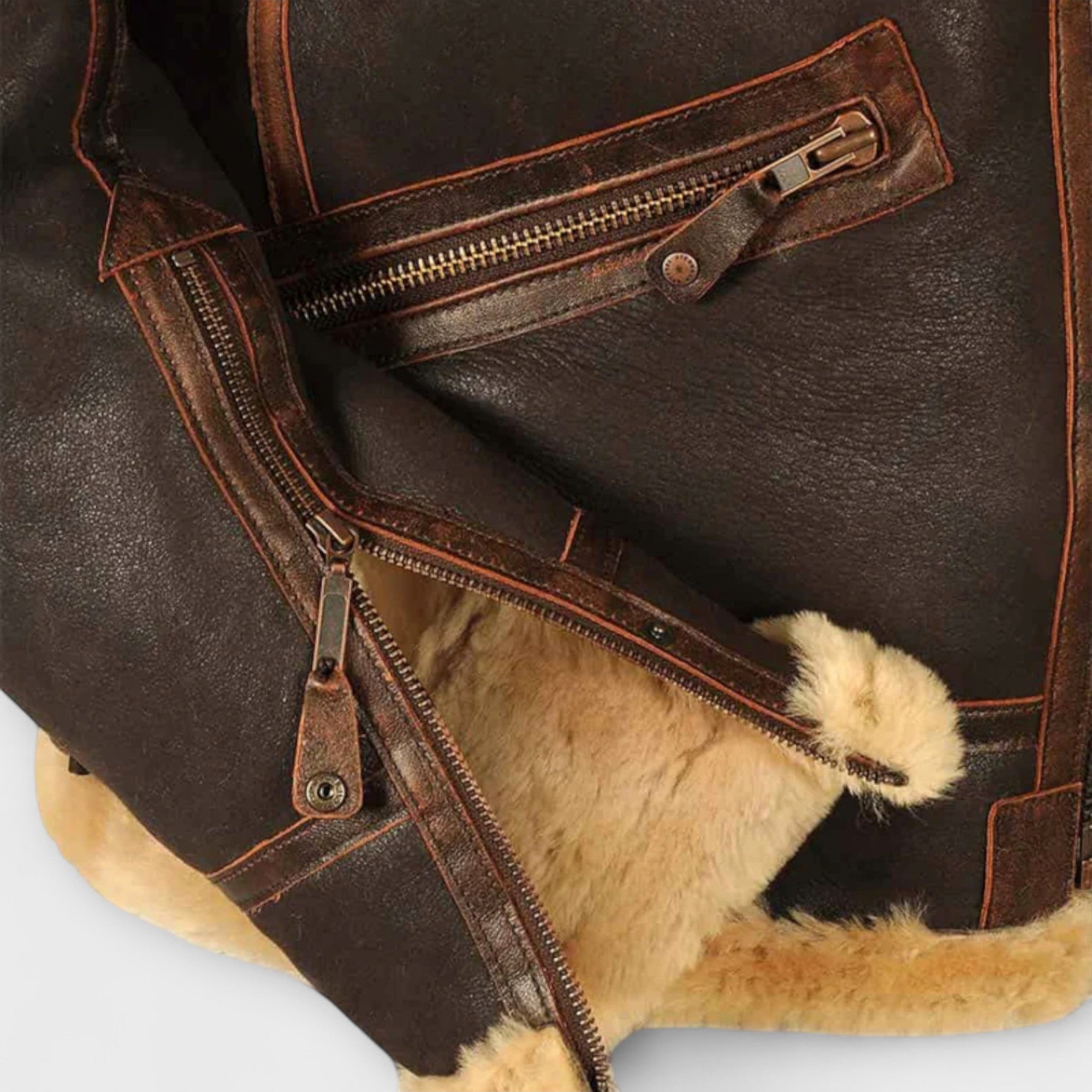 ダイスケ | 本格ムートンフライトジャケット