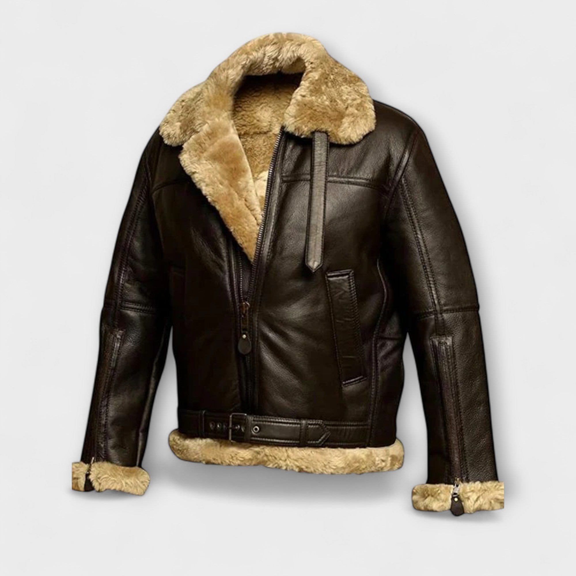 ダイスケ | 上質なムートンフライトジャケット
