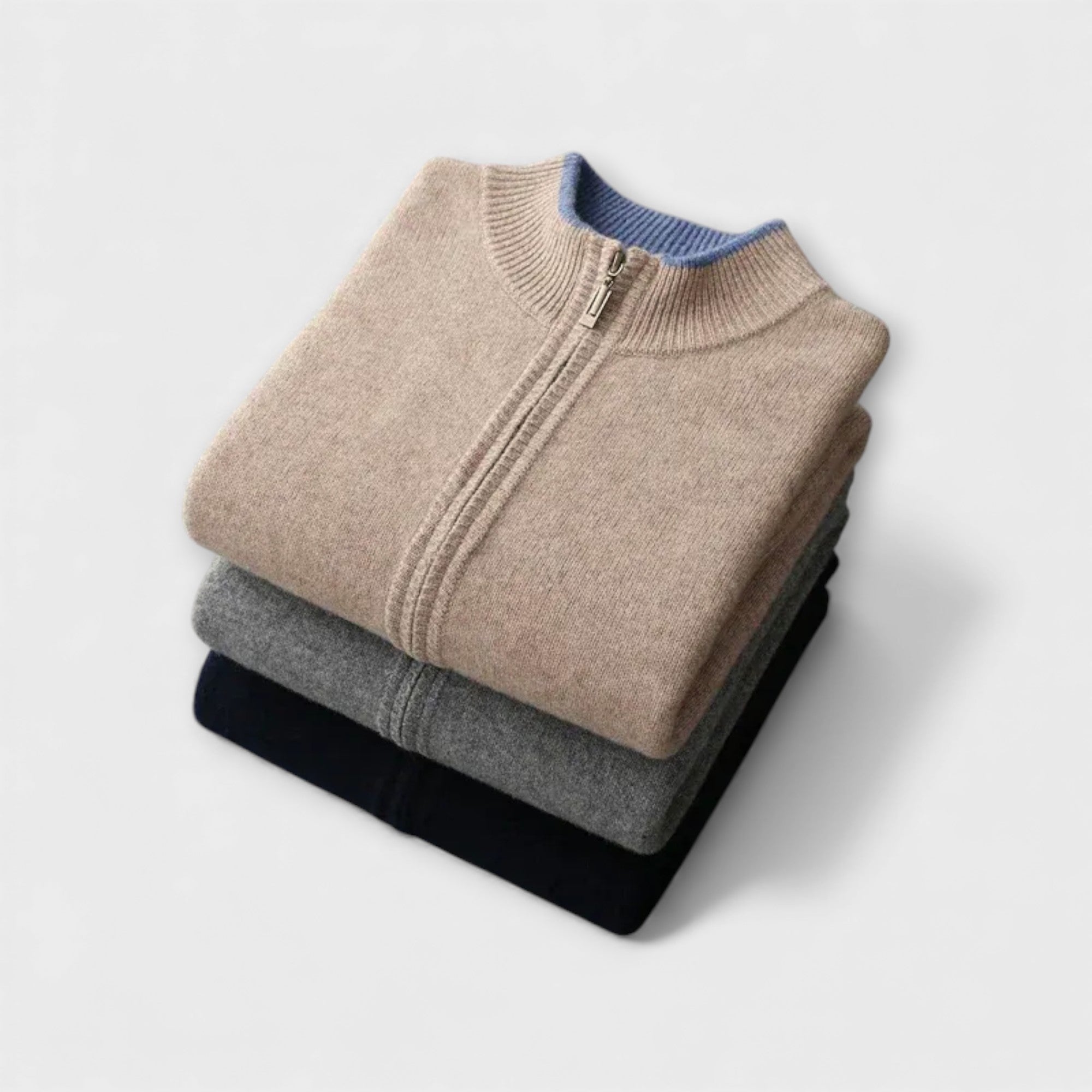 リョウ | 上質なジップカーディガン