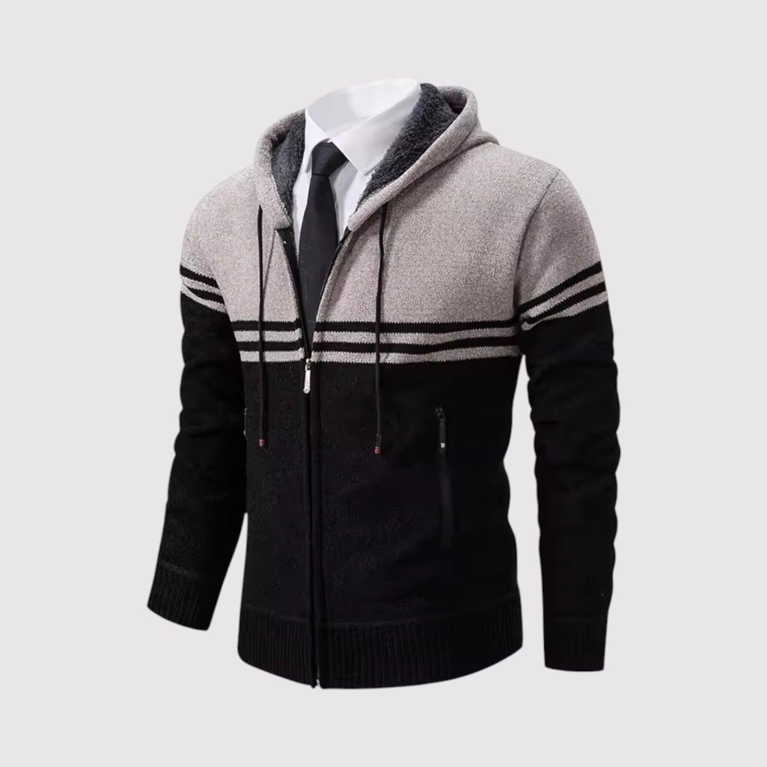 手裏剣 | プレミアム・ボーダー・ジップ・セーター